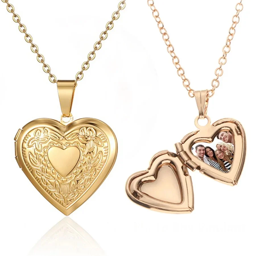 Lily Photo Locket - 18K Gold Plated - Image 4